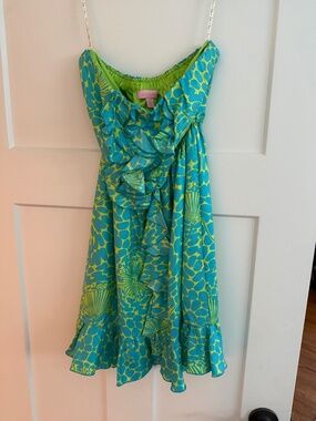 Lilly Pulitzer strapless dress